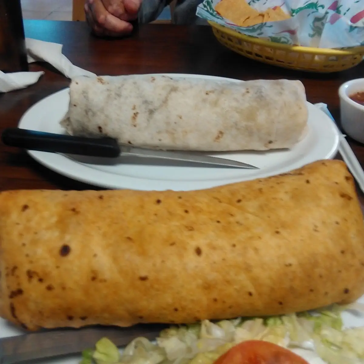 Deep Fried Steak Chimichanga