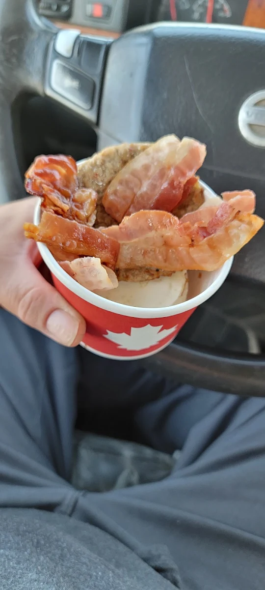 3 Eggs Bacon & Sausage, Tim Hortons