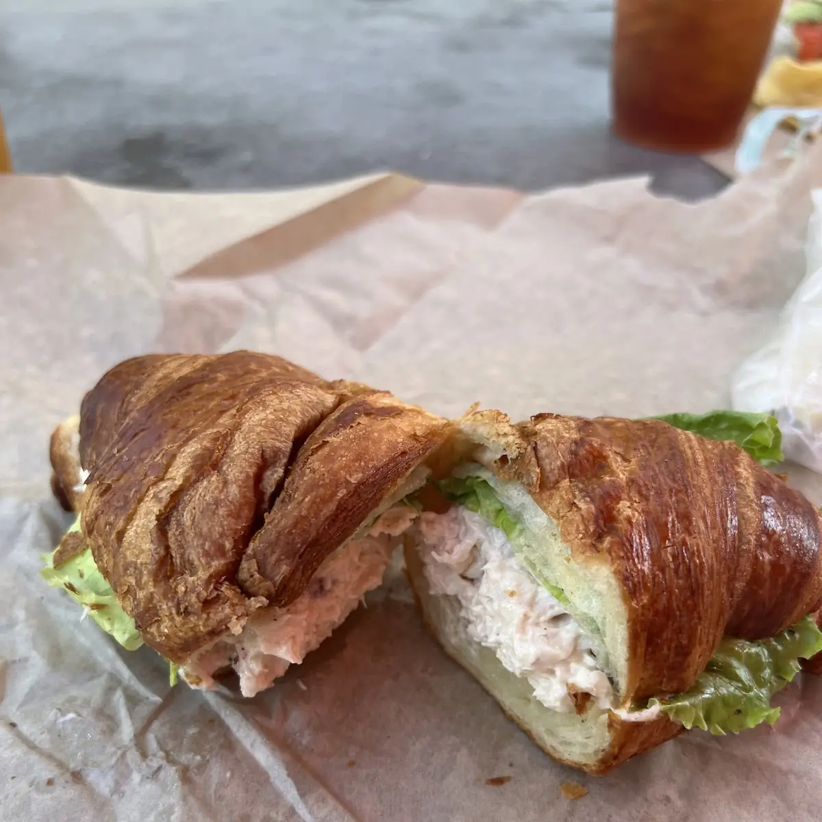 Chicken Salad on Croissant