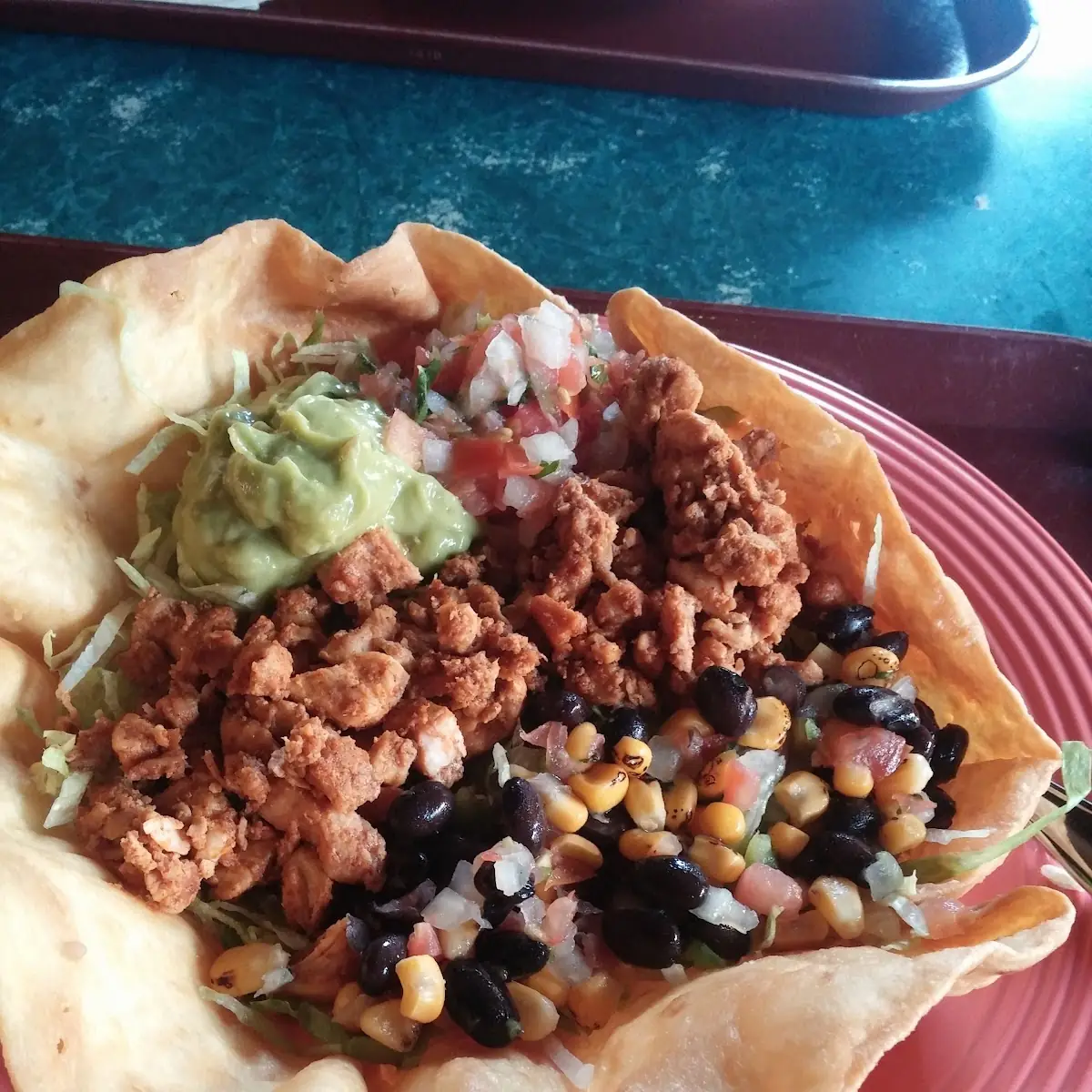 Chicken Tostada Salad