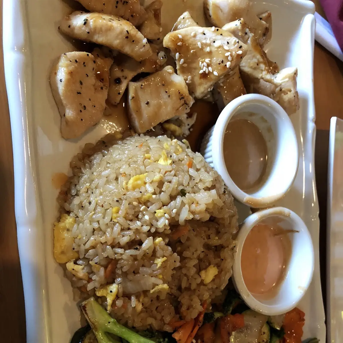 Salmon Teriyaki Hibachi