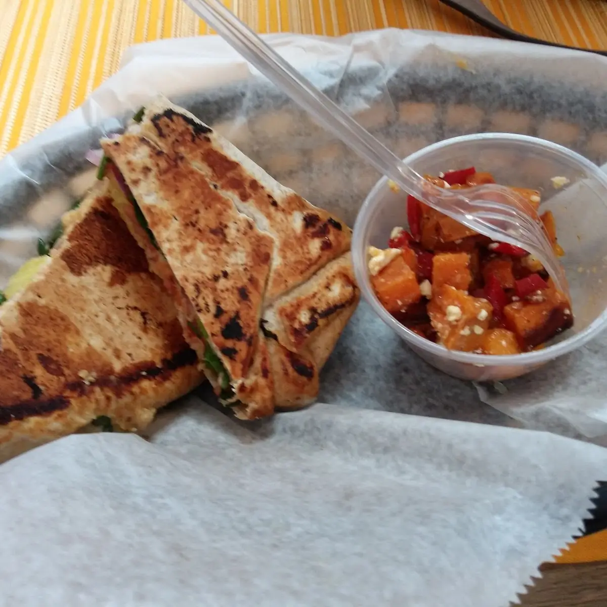 Chicken Caprese Quesadilla