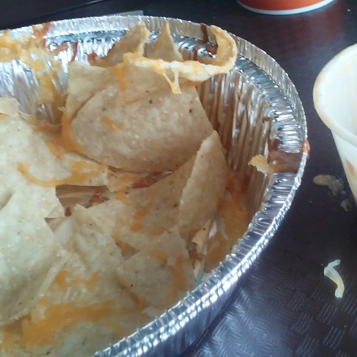Cheese Nachos with Queso