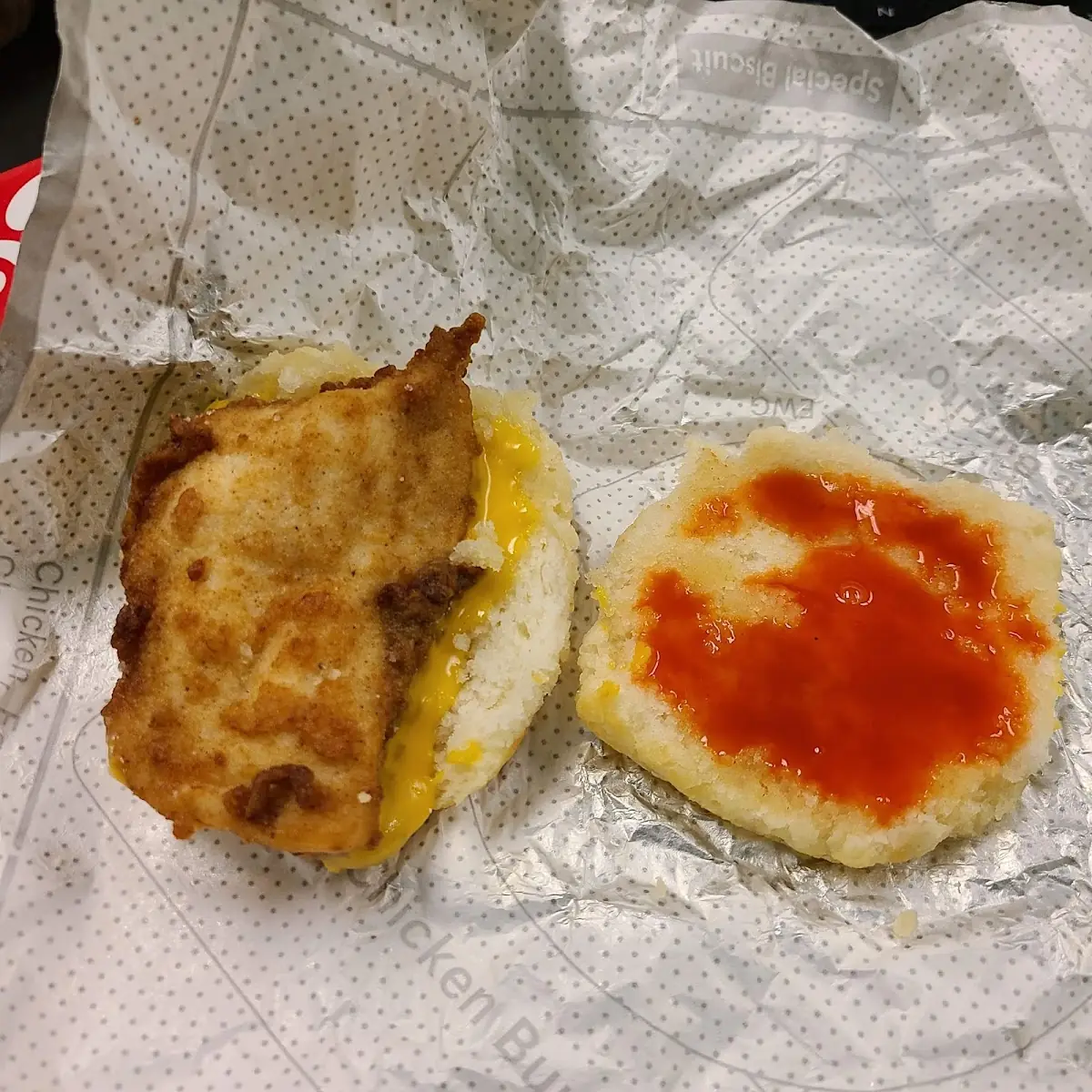 Biscuit Bigger Than the Chicken