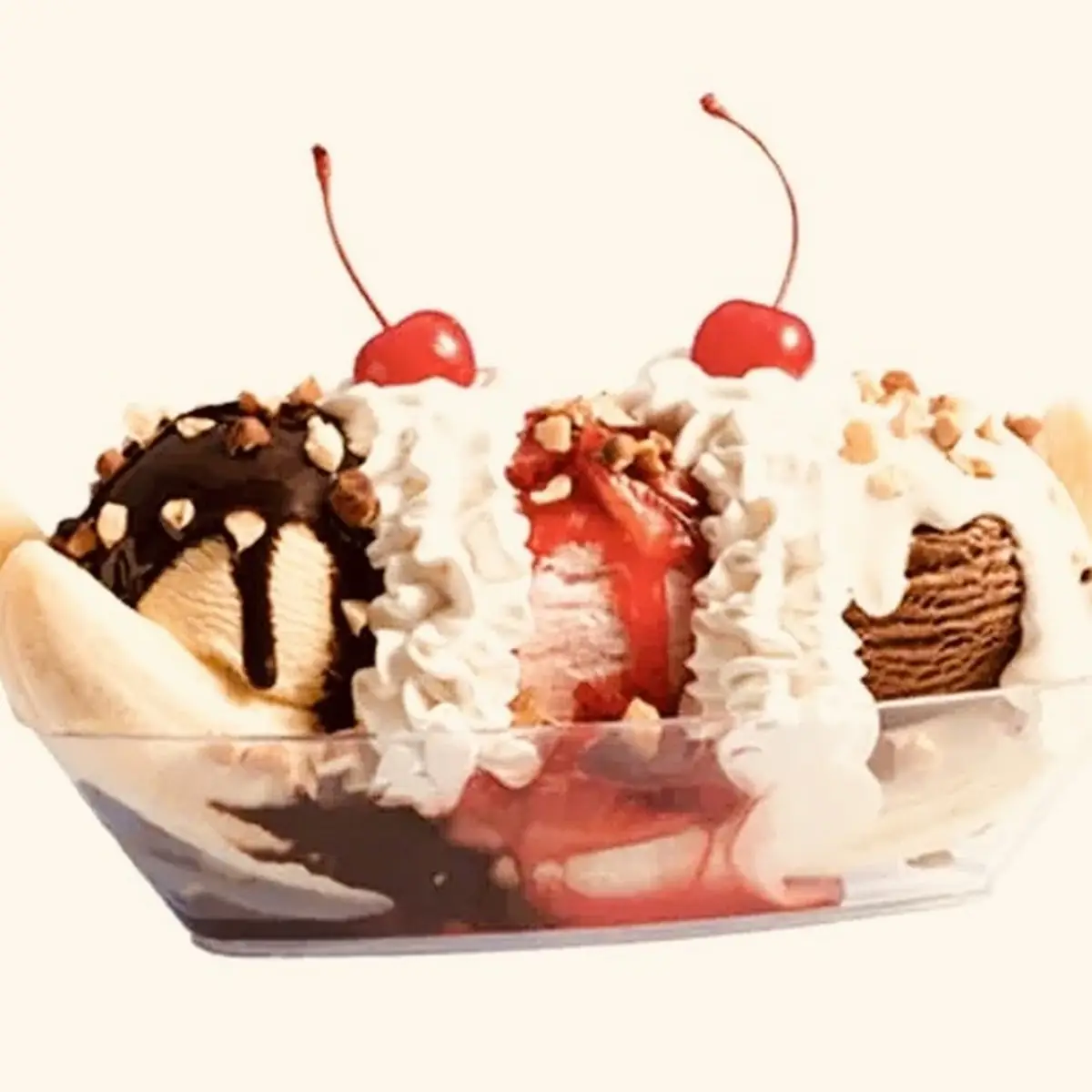 Banana Split Sundae