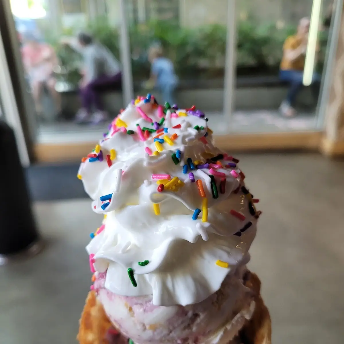 House Made Waffle Cone on the Side
