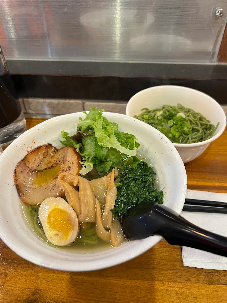 Yuzu Shio Ramen with Kale Noodle