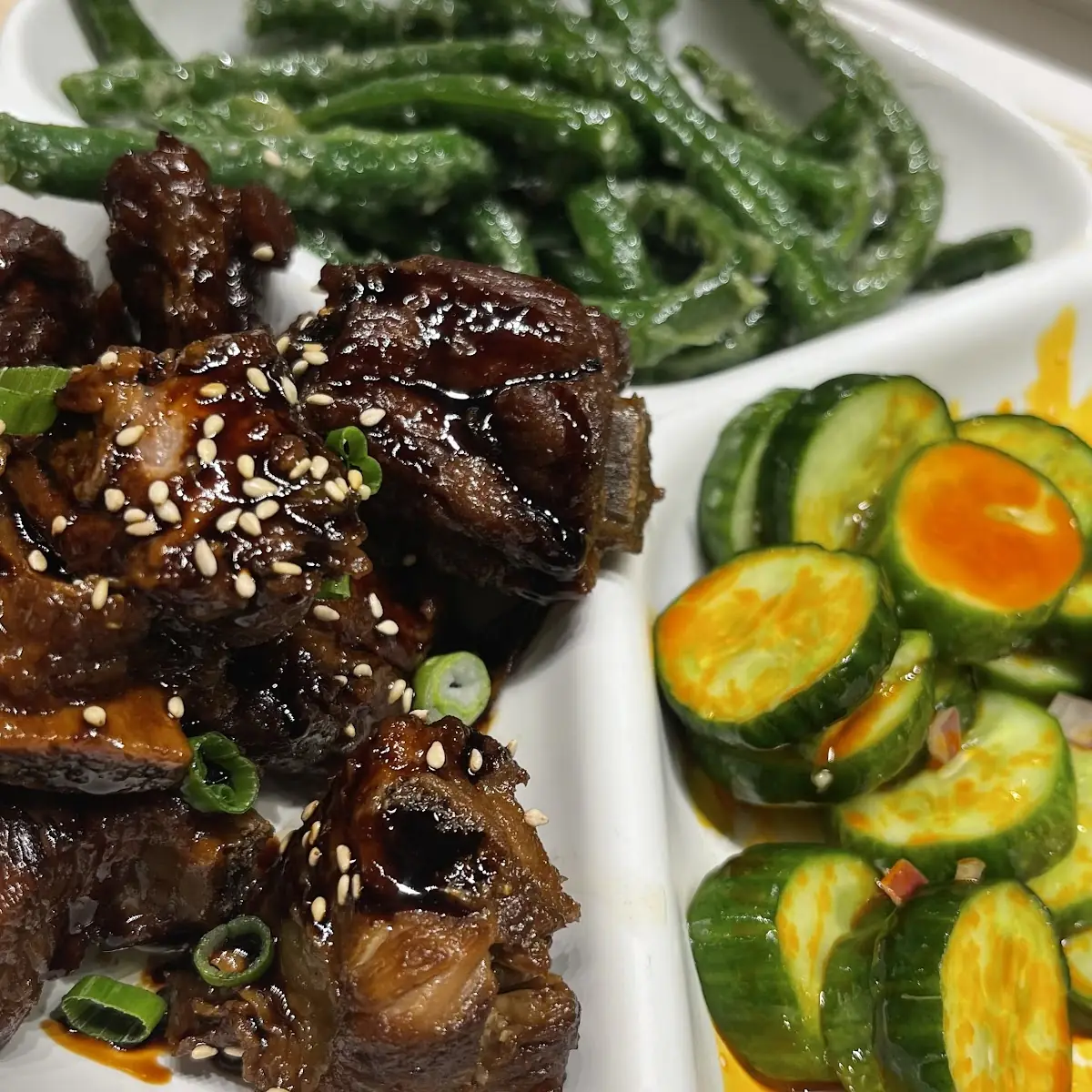 Green Beans and Cucumber Salad