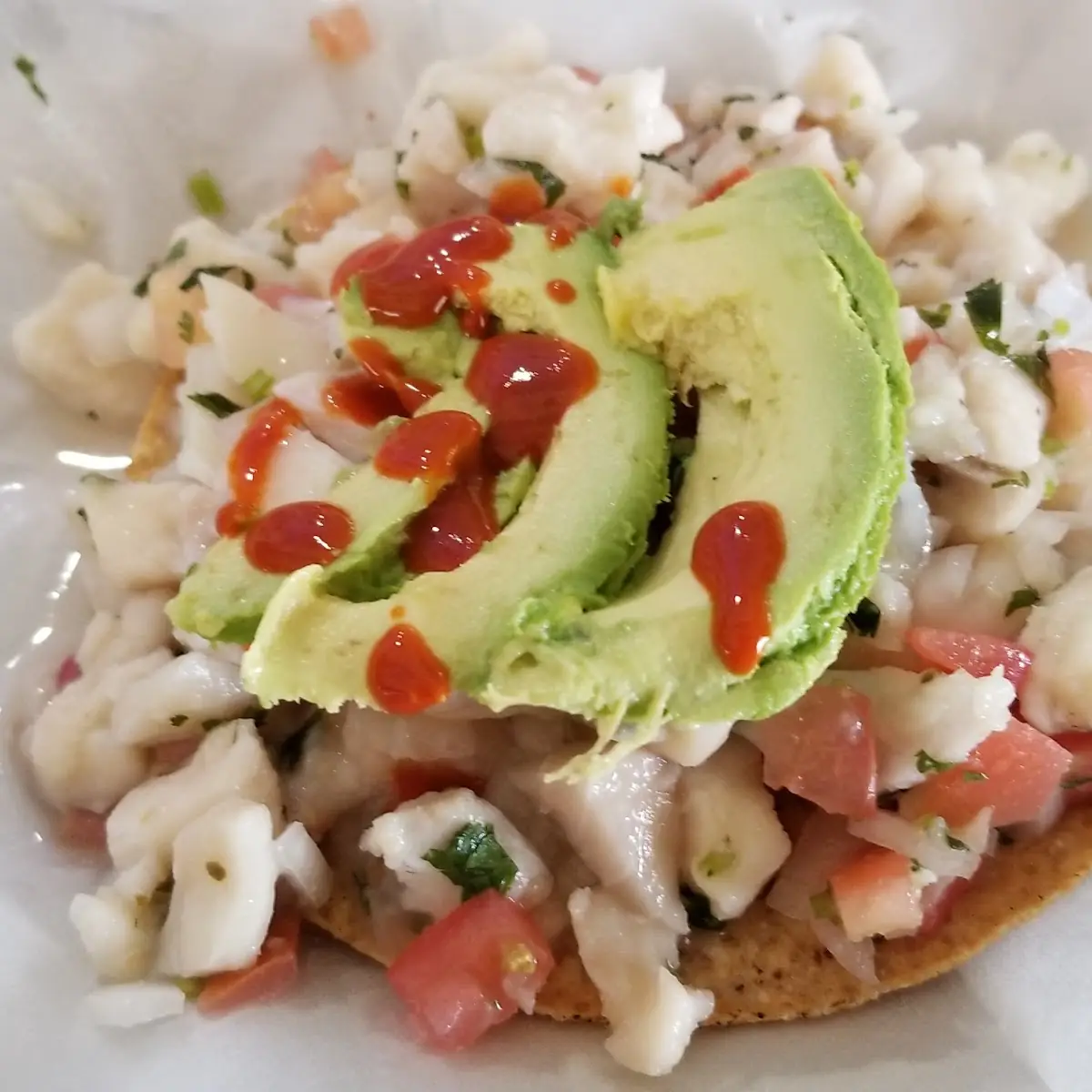 Fish Ceviche Tostada
