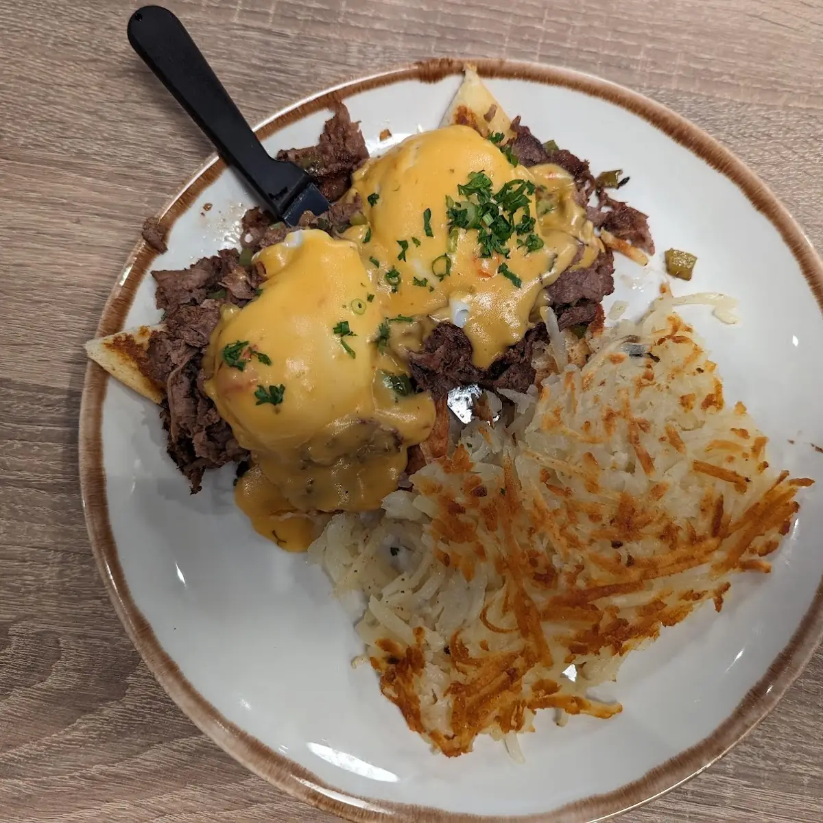 Philly Cheesesteak Benedict