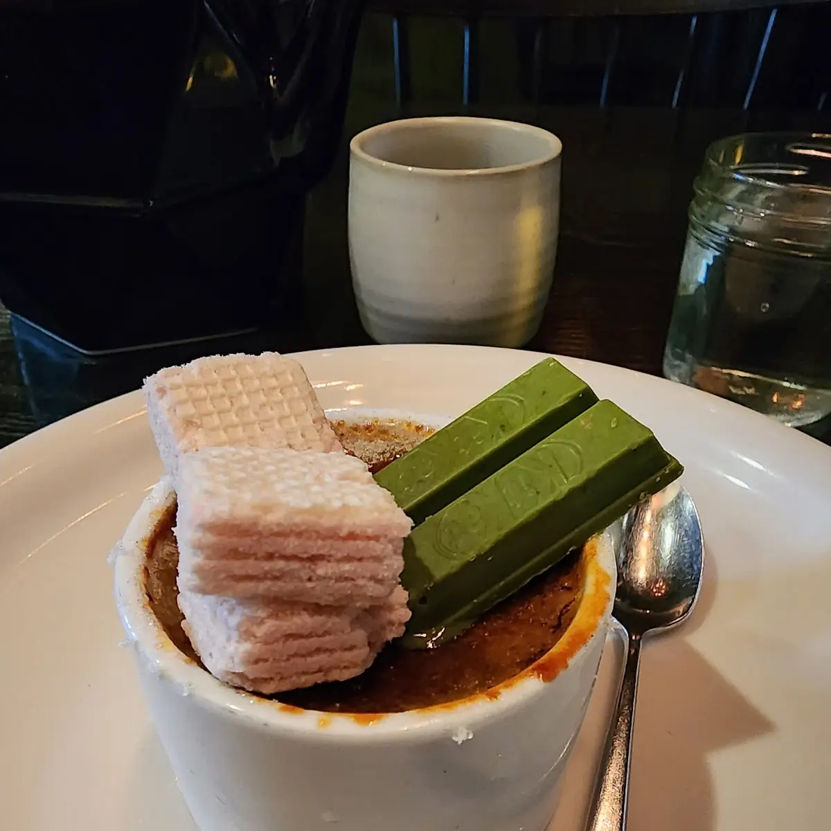 Green Tea Creme Brulee