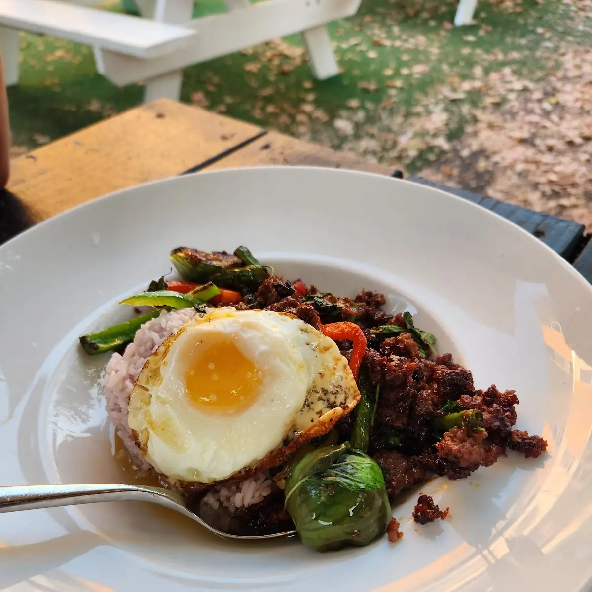 Krap Prao Wagyu Kai Dao
