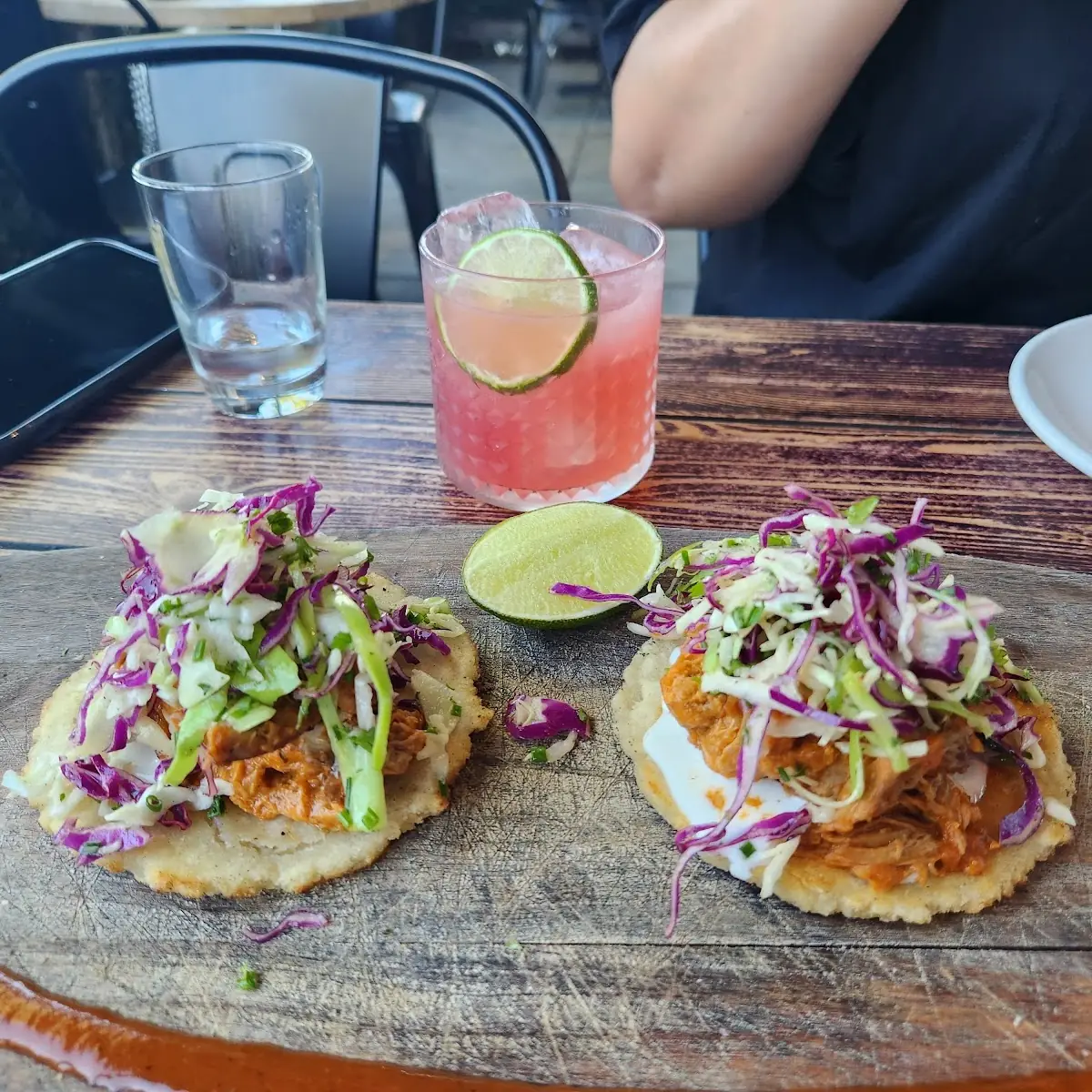 Duck Taco and Fish Tacos