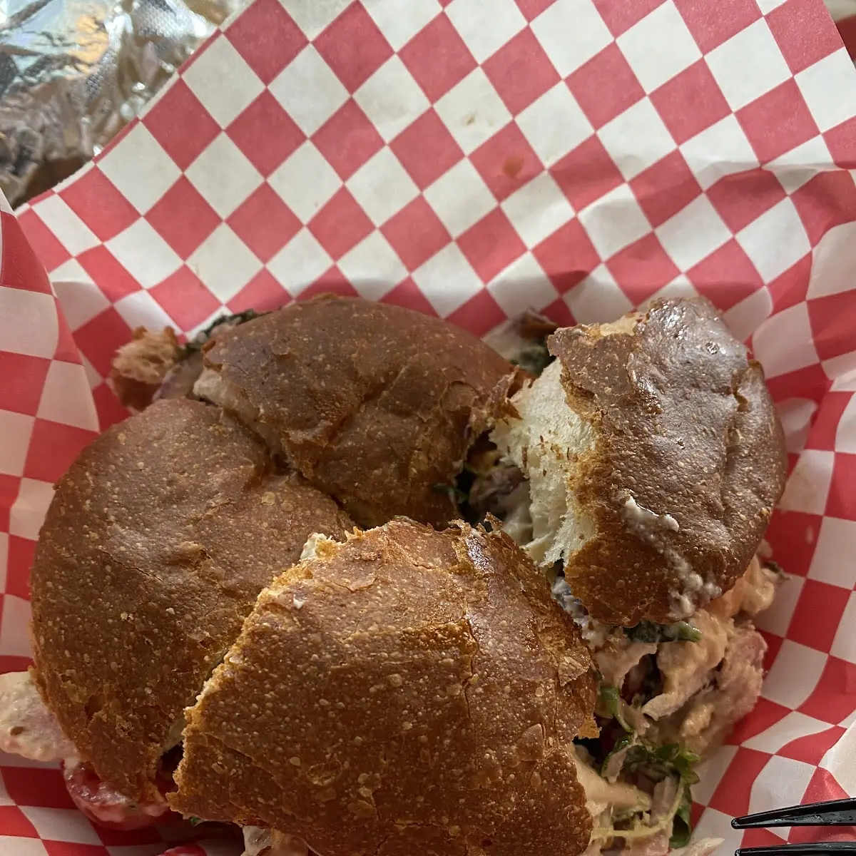 Smoked Chicken Salad Sandwich