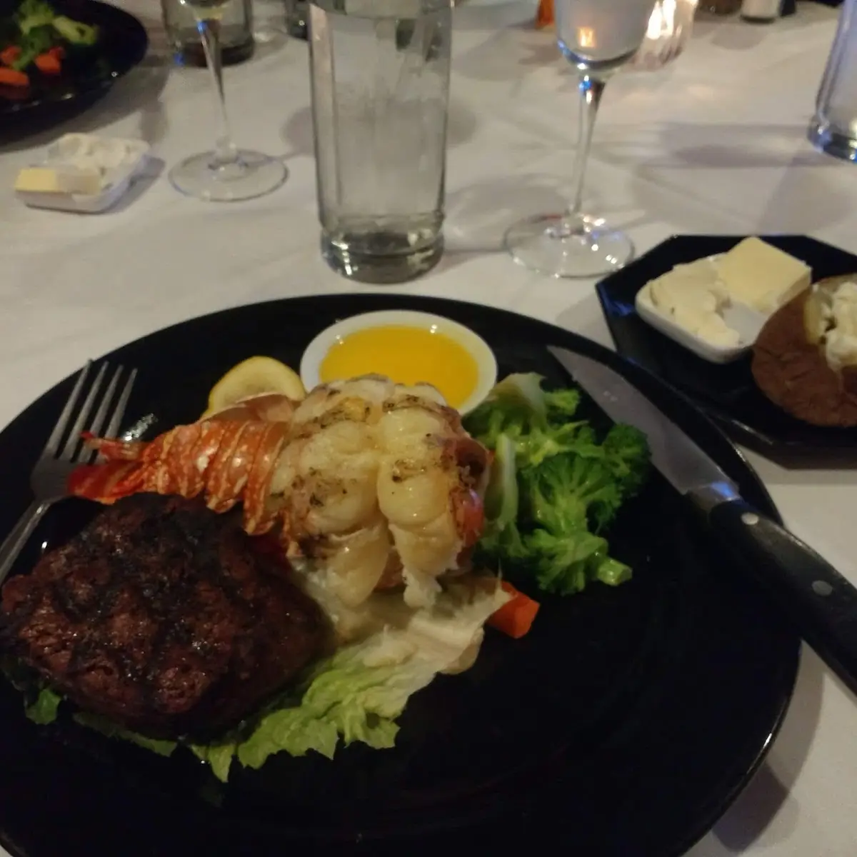 Steak and Lobster Tail