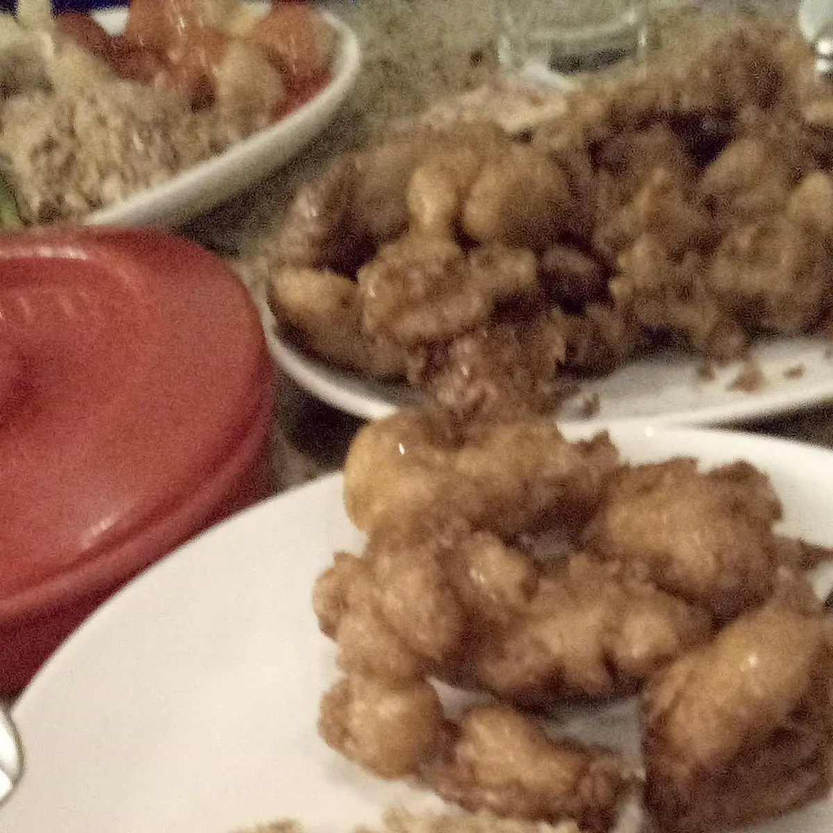 Egg Fried Rice and Orange Chicken