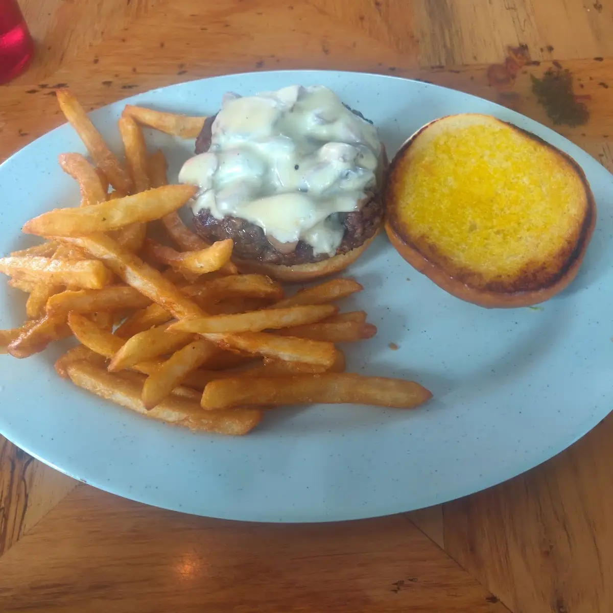 Mushroom Swiss Burger