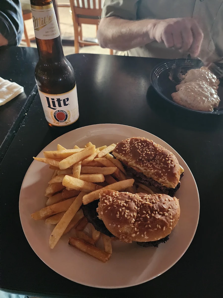 Burger and Fries