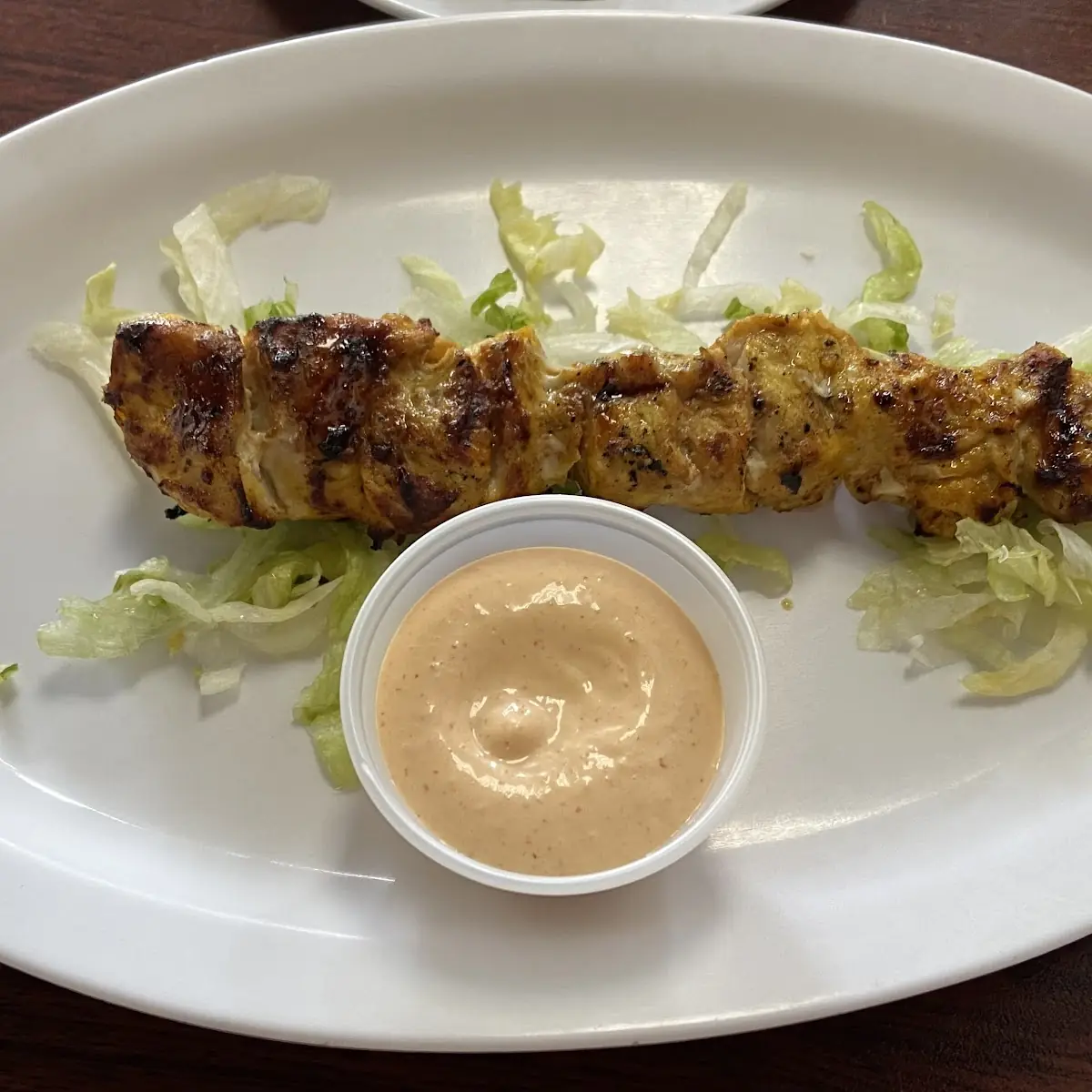 Chicken Shish Kabob Side