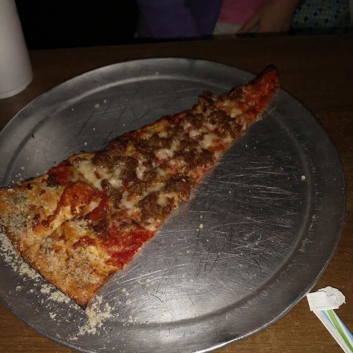 Sausage Pizza Slice