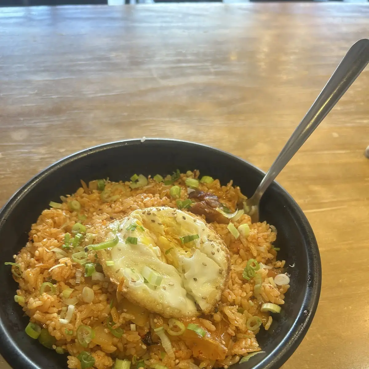 Kimchi Fried Rice w Bacon