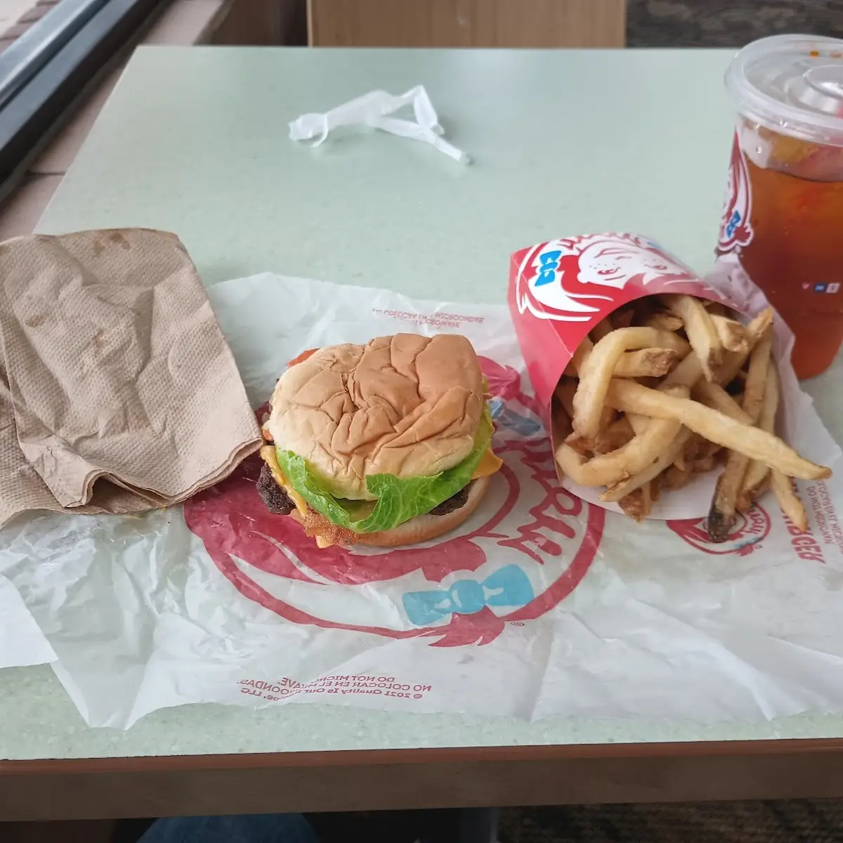 Junior Bacon Cheeseburger Deluxe