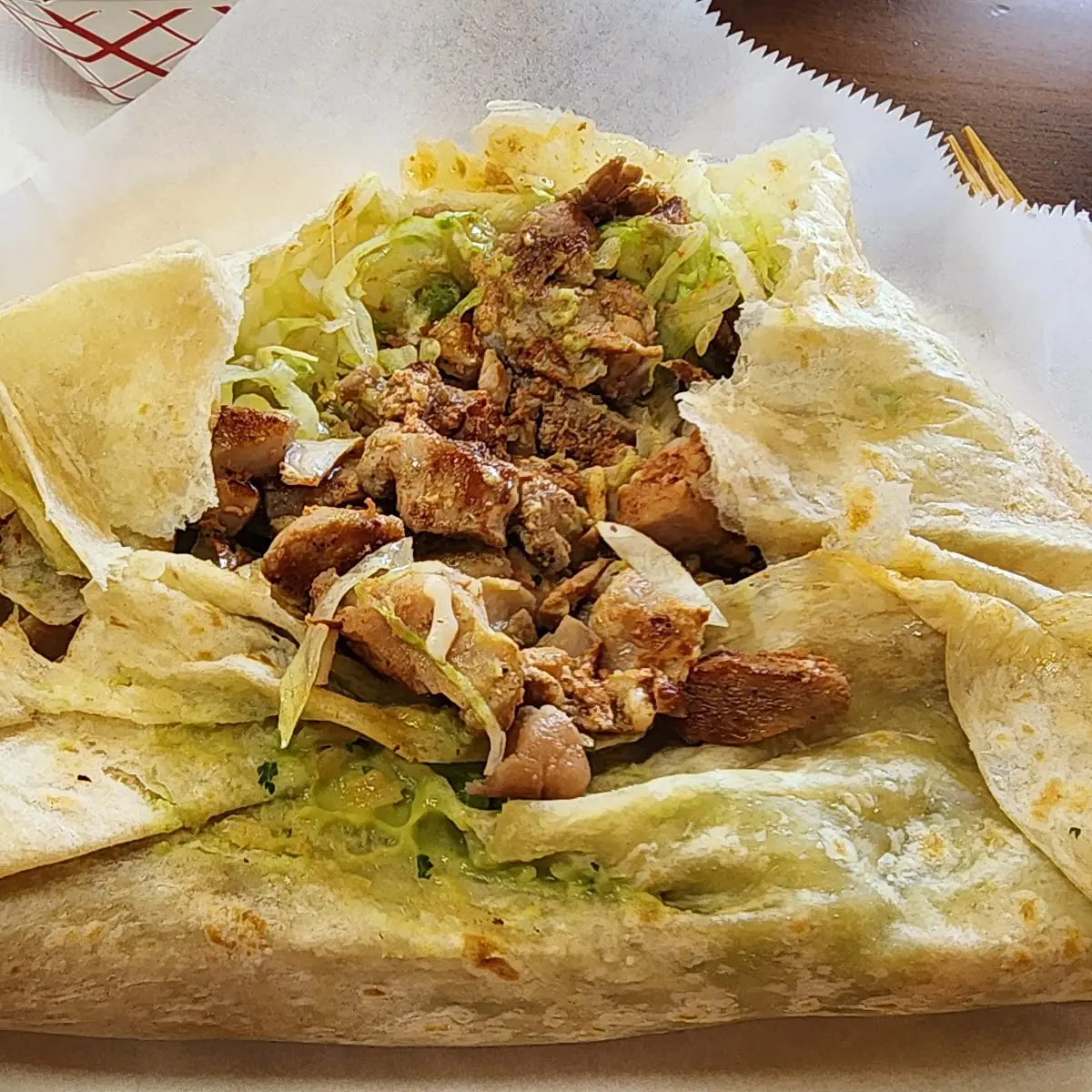 Grilled Chicken Burrito