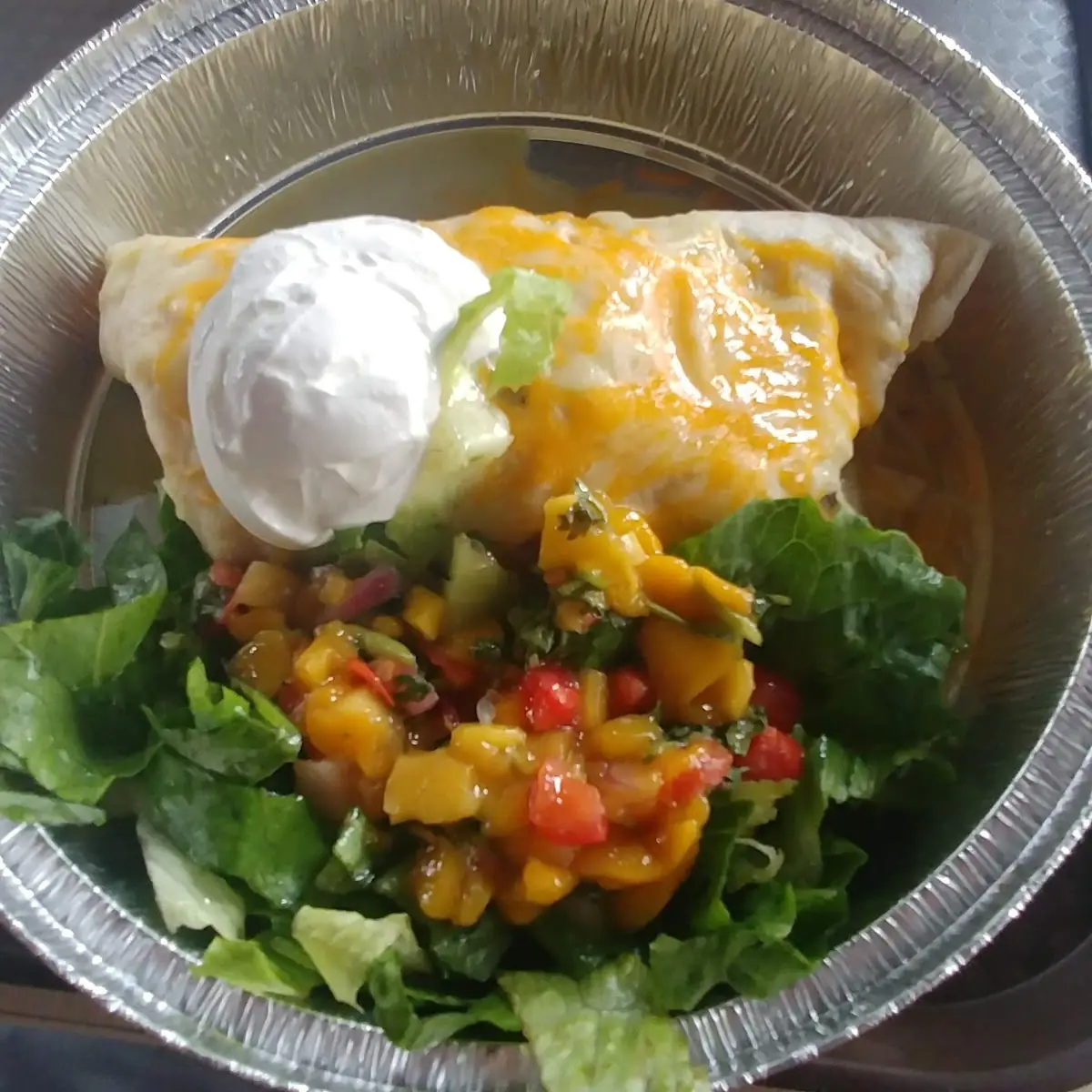 Tiny Chicken Burrito