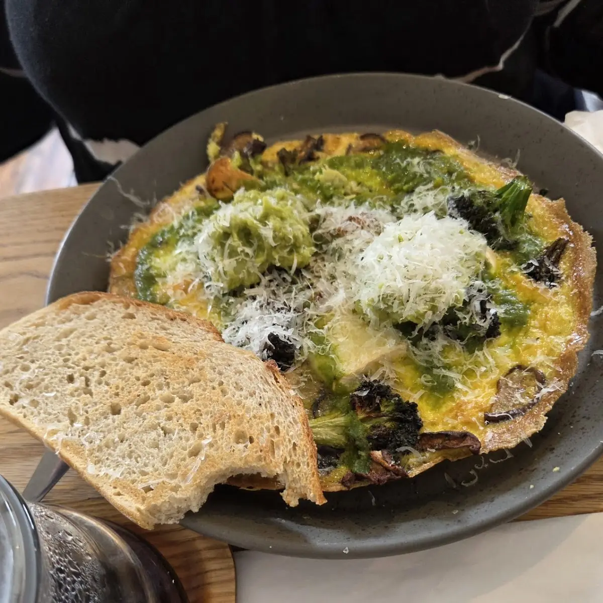 Open Faced Omelette