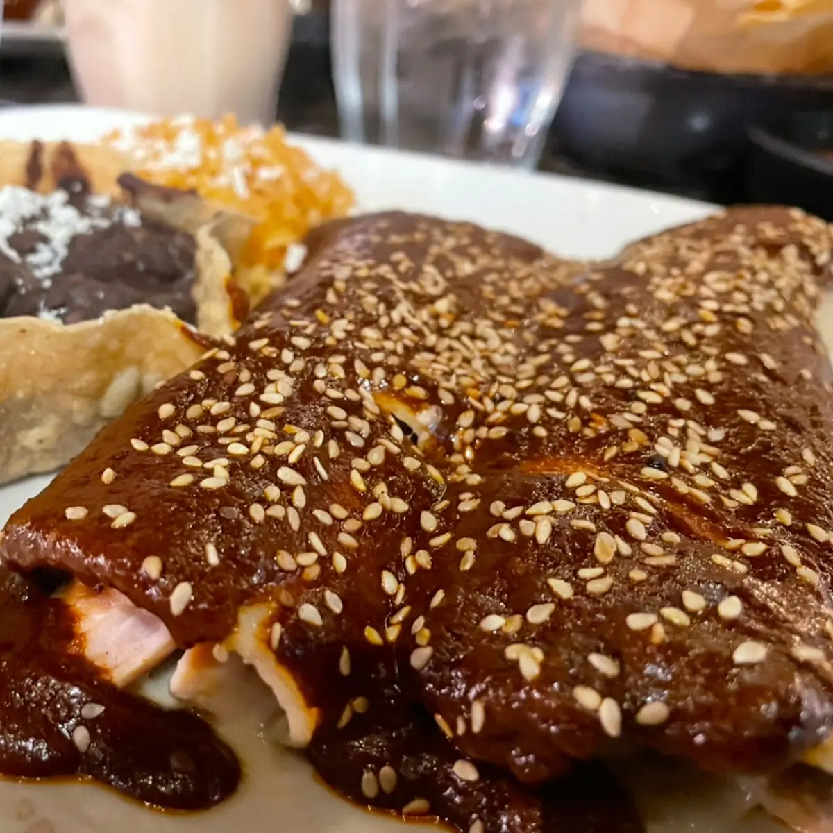 Mole Enchiladas