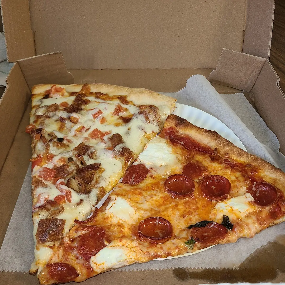 Hot Honey Pizza Slice