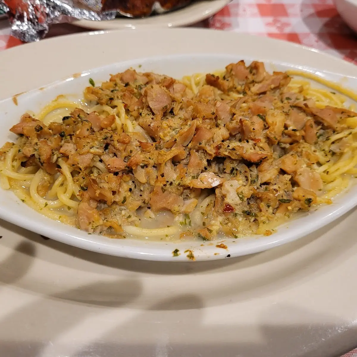 Clam Linguine with Clam Sauce
