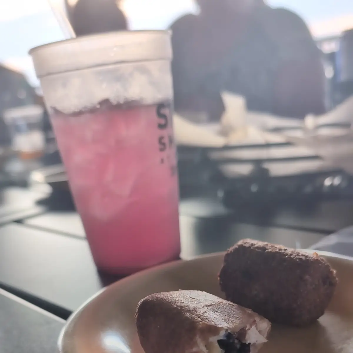 Loaded Tots and Black Cherry Limeade
