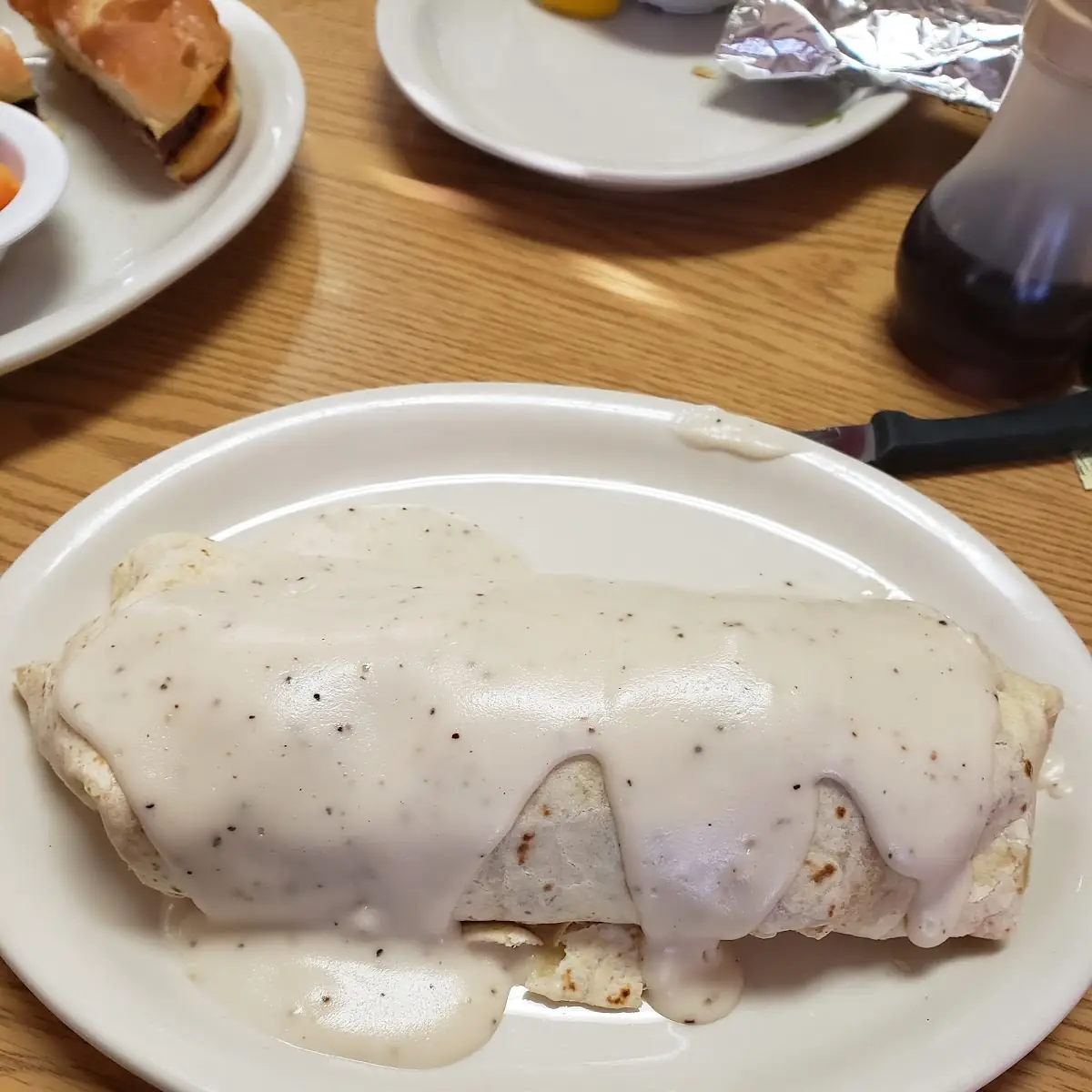 Chicken Fried Steak Burrito