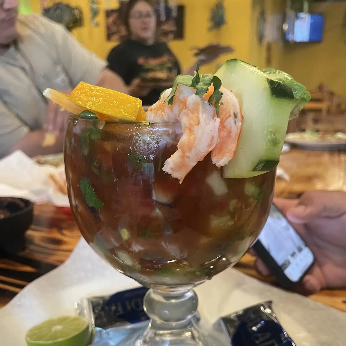 Shrimp Cocktail with Lime