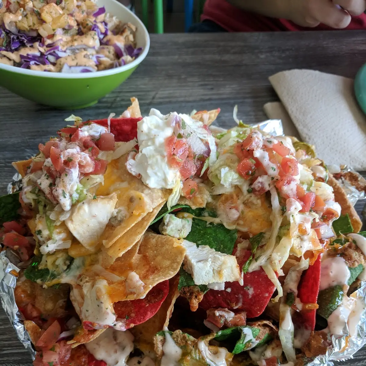 Sweet Habanero Chicken Nachos