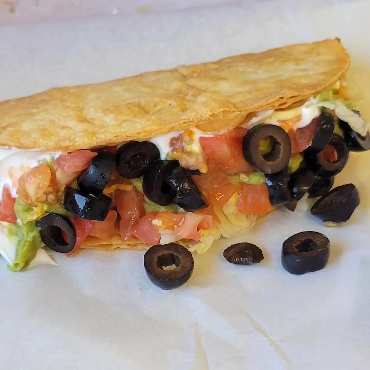 Crispy Flour Tortilla Ground Beef Taco