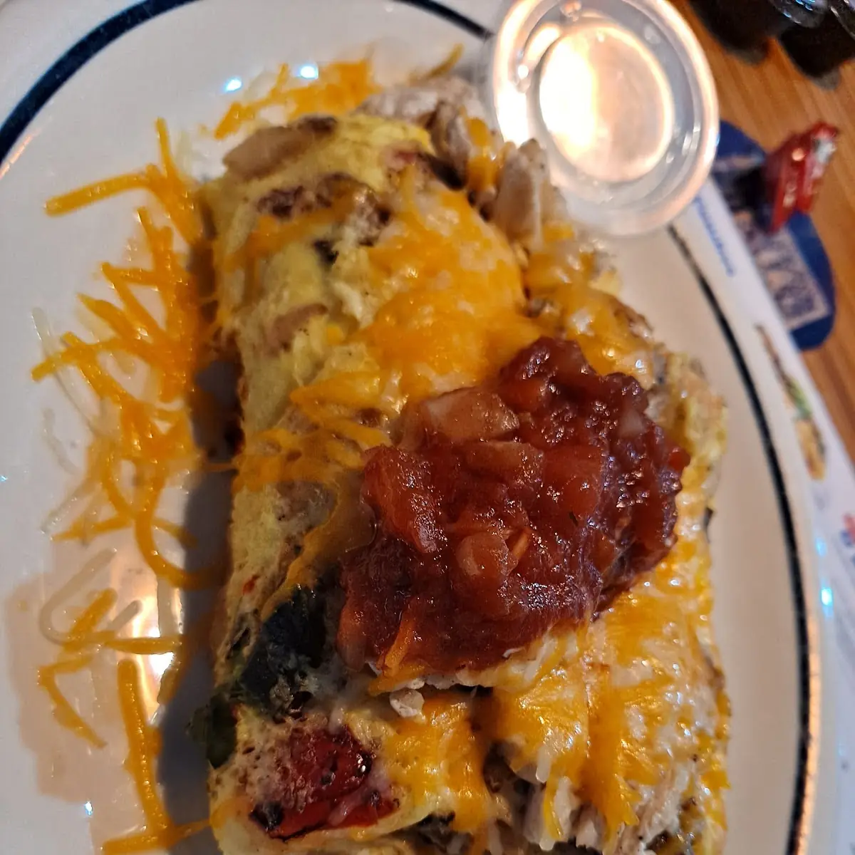 Chicken Fajita Omelet