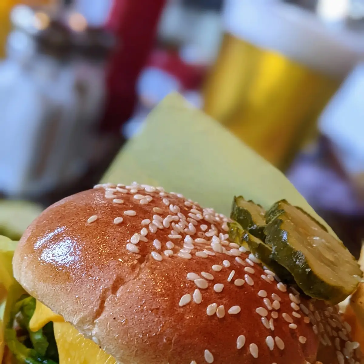 Rocky's Half Pound Cheeseburger Fries & Fall Entry for All IPA