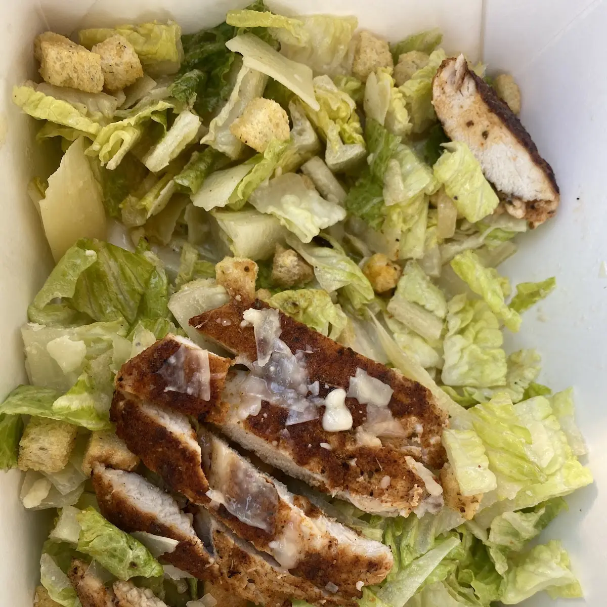 Blackened Chicken Caesar Salad