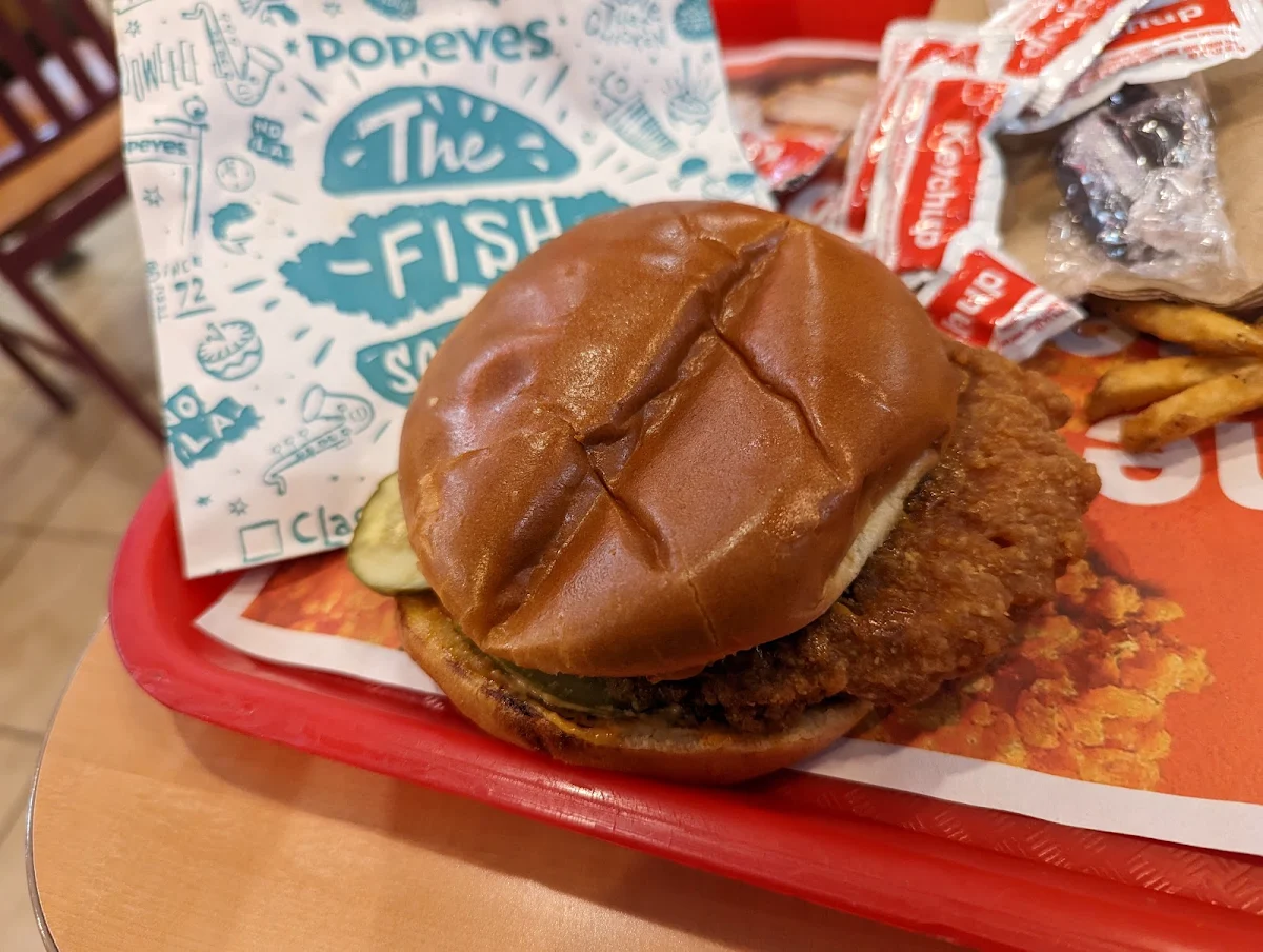 Popeyes Fish Sandwich