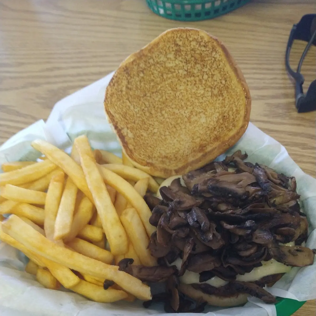 Swiss Mushroom Burger