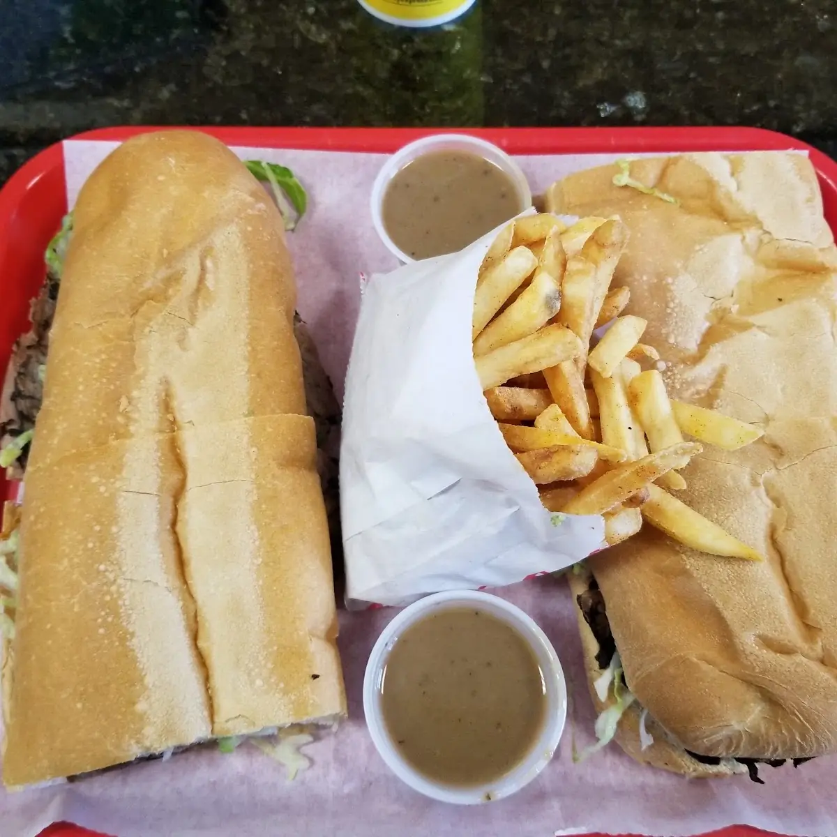 Large Roast Beef Sandwich Combo