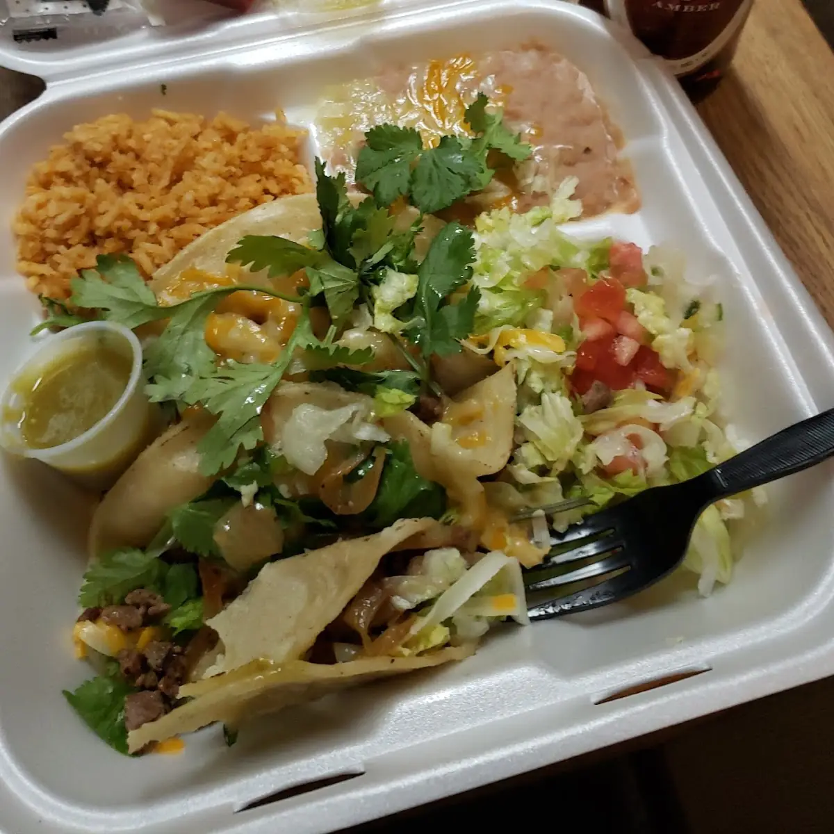 Carne Asada Taco Plate
