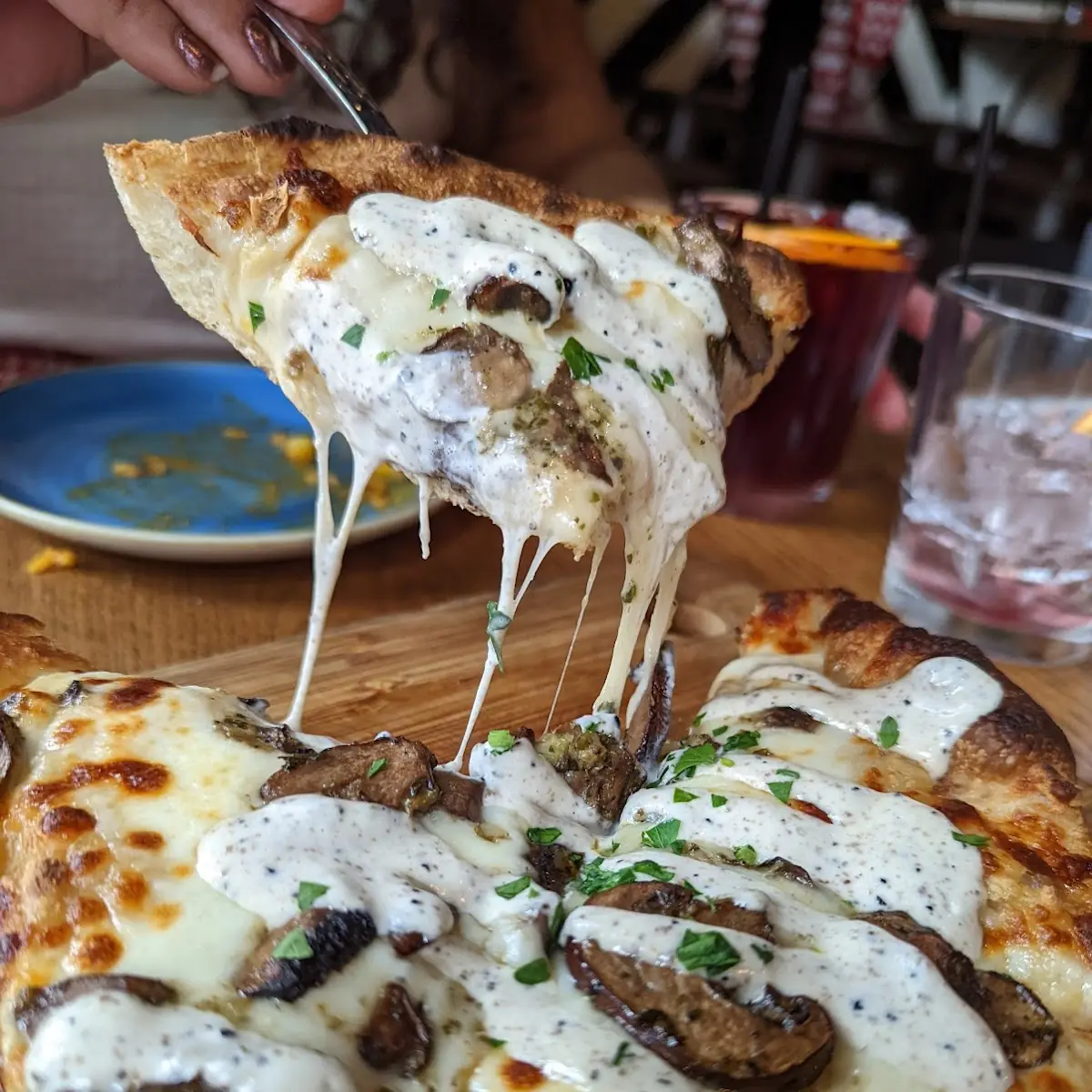 Mushroom Pizza