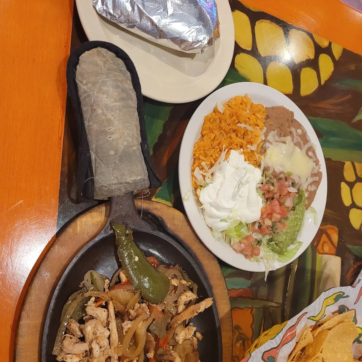 Chicken Fajitas with Sides