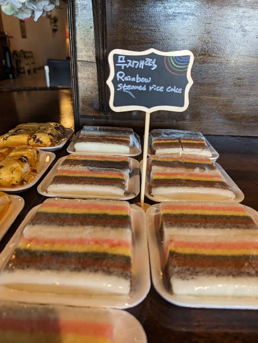 Rainbow Steamed Rice Cake