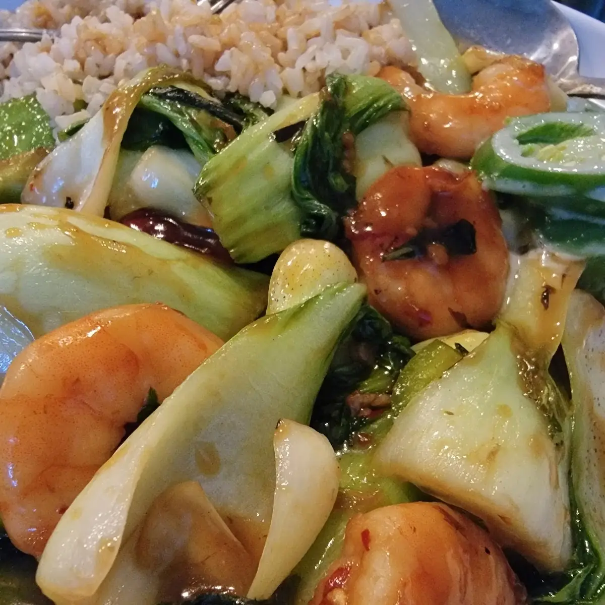 Shrimp with Mixed Vegetables Lunch