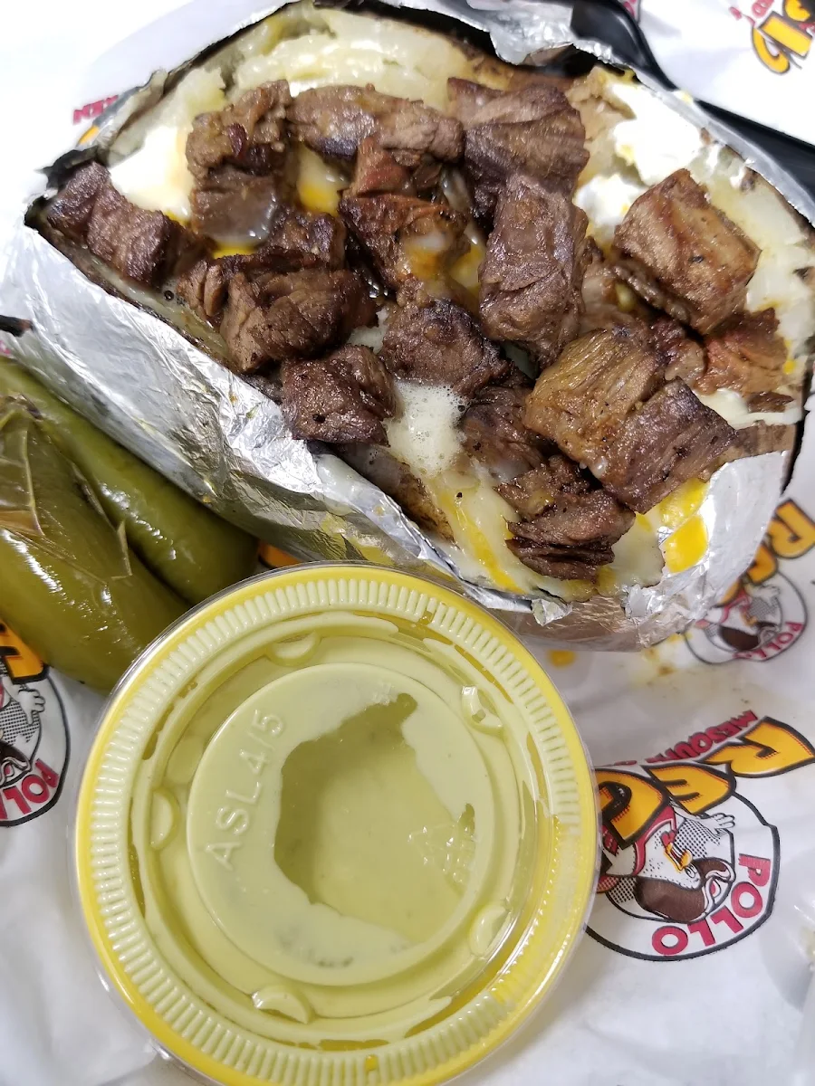 13 Baked Potato with Beef Fajita