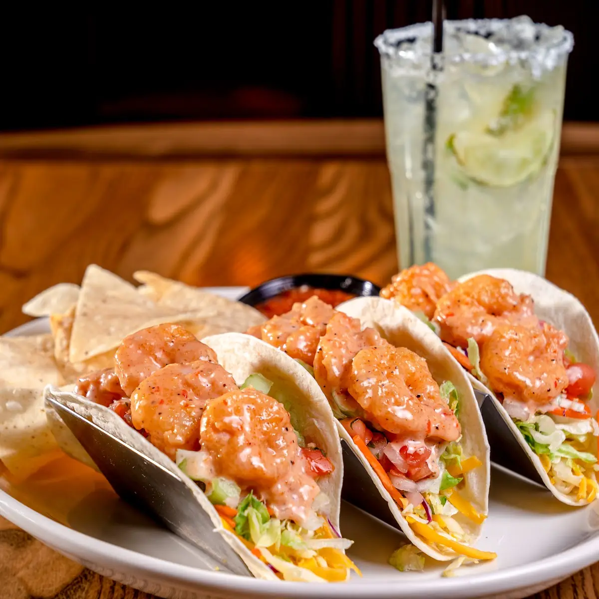 Firecracker Shrimp Tacos